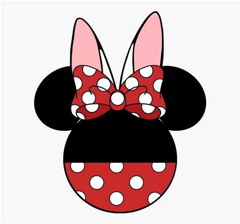 Polka Dot Minnie Mouse Pink Free Transparent Clipart Clipartkey