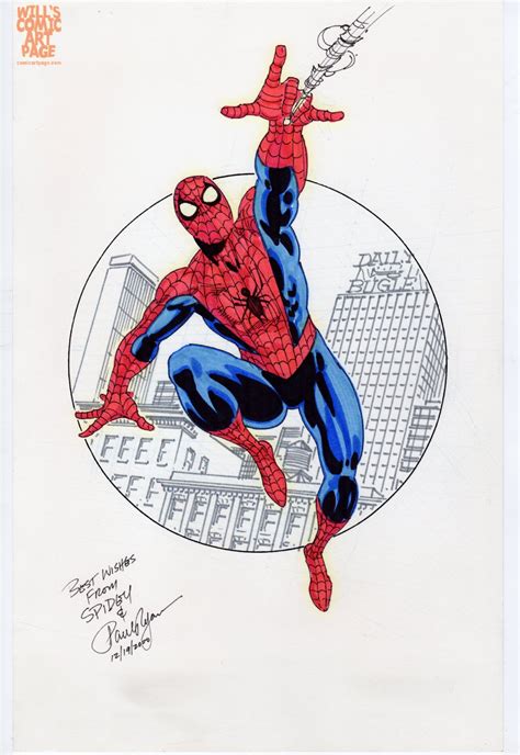 Spider Man Full Color Commission 2000 By Paul Ryan