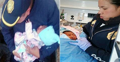 Incredible Escape For Newborn Baby Who Was Rescued After Being