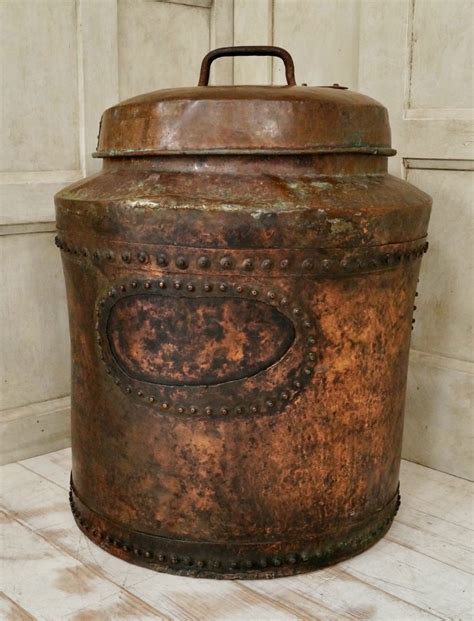 Large Victorian French Copper Still With Lid Sold Clubhouse
