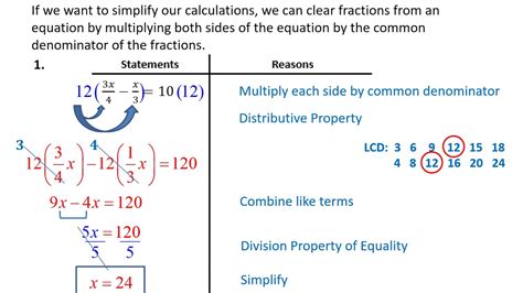 1 2 Solving Equations With Fractions And Decimals Youtube