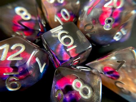 Eye Dnd Dice Set For Dungeons And Dragons Ttrpg D20 D6 Polyhedral Dice