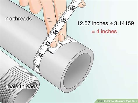 How To Measure Pipe Size 6 Steps With Pictures Wiki How To English