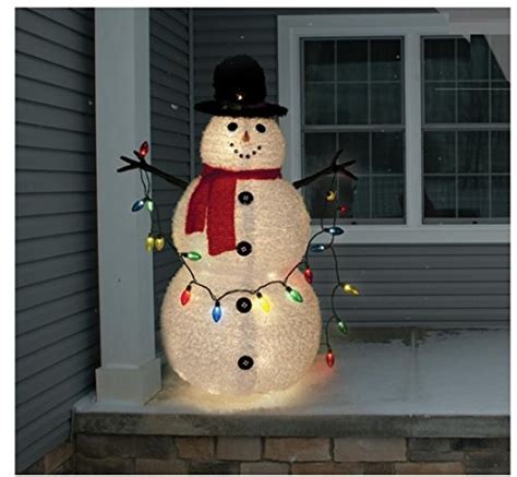 4 Feet Collapsible Snowman Christmas Outdoor Decoration Lets Buy Christmas