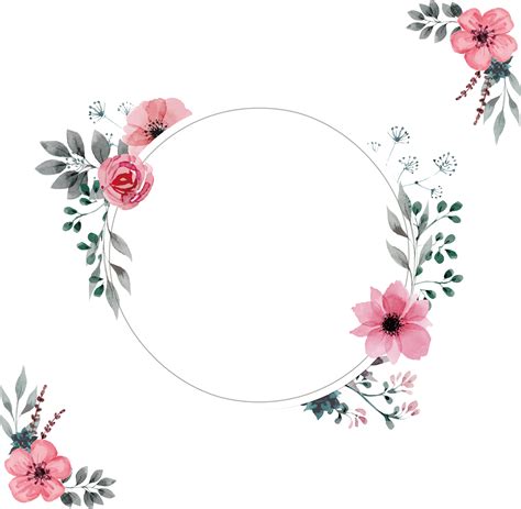 View Watercolor Flower Vector Png