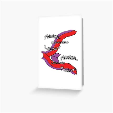 'Financial literacy empowers lifelong financial freedom.' Greeting Card by Cipher2 | Financial ...