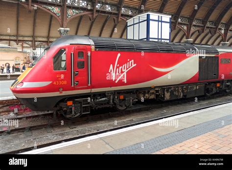 Virgin Trains High Speed Passenger Train Waiting At The Station