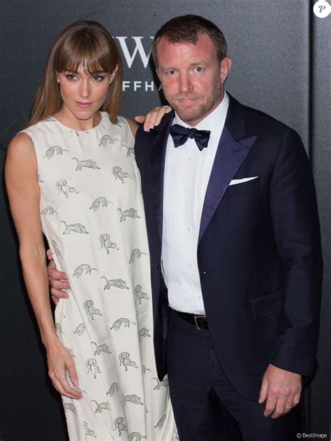 Guy Ritchie et sa femme Jacqui Ainsley Photocall du dîner de gala BFI Luminous à Londres le