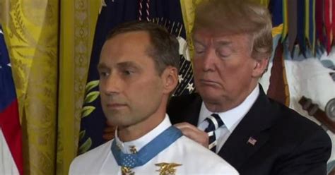 President Trump Awards Medal Of Honor To Retired Navy Seal Cbs News
