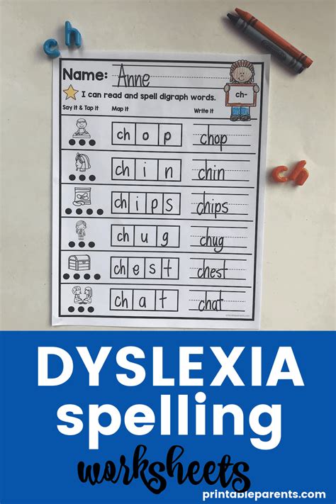 Dyslexia Spelling Worksheets Printable Parents