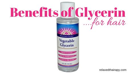 Vegetable glycerin, also known as glycerol or glycerine, is a clear liquid typically made from soybean, coconut or palm oils. Benefits of Glycerin for Hair: Moisture and Retention