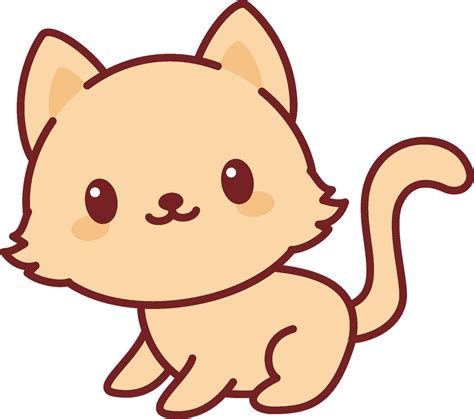 Adorable Cute Kawaii Animal Cartoon Kitty Cat Vinyl