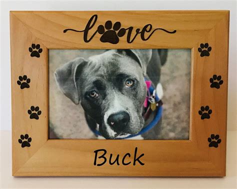 Personalized Dog Pet Frame Personalized Puppy Picture Frame T