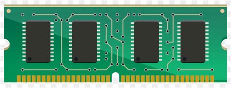 Ram Computer Memory Computer Hardware Clip Art Png 6396x2466px Ram