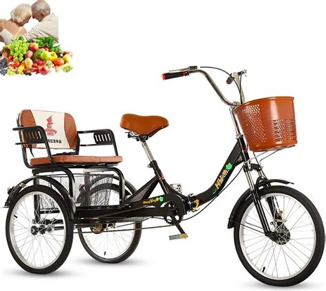 Tricycle Adult 20inch 3 Wheel Bicycle Folding Bikes
