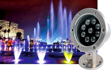 High Power Ip68 Waterproof Pondfountain Led Underwater Light Ul