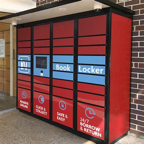Library Book Locker Click And Collect Contactless Reservations And Holds