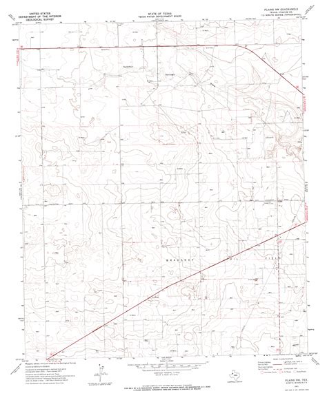 Plains Nw Tx Topographic Map Topoquest