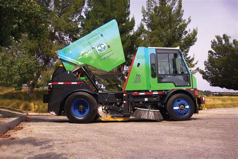 First All Electric Street Sweeper Hits The Road
