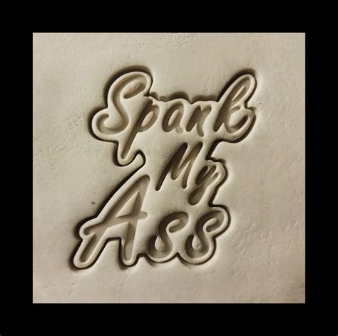 Mature Spank My Ass 3d Printed Cookie Cutter Naughty Bachelorette Party