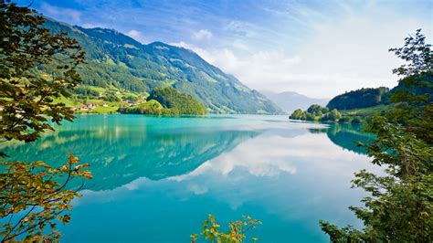 water, Mountain, Lake, Reflection, Nature, Landscape, Trees Wallpapers ...