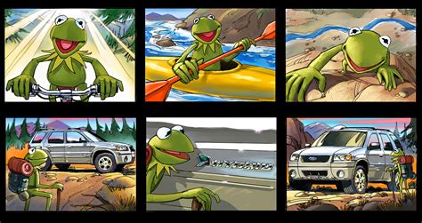Super Bowl Commercial Ford Hybrid Kermit Animatic On Behance
