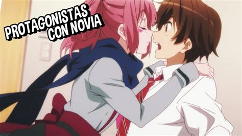 Animes De Romance Escolar Donde El Prota Tiene Novia Youtube