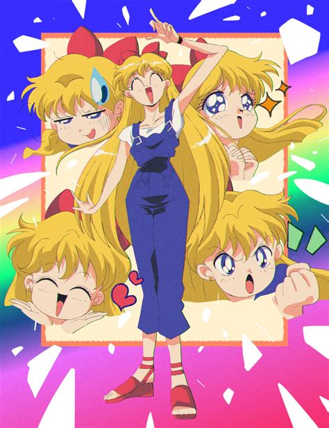Safebooru Absurdres Aino Minako Bishoujo Senshi Sailor Moon Blonde Hair Bow Breasts Closed