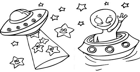 9 Cool Outer Space UFO Coloring Pages for Kids - Coloring Pages