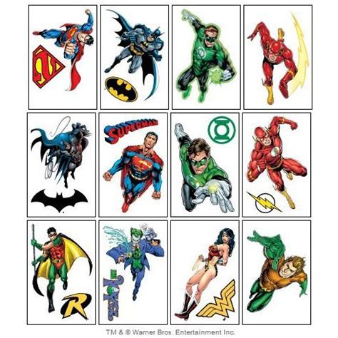 Dc heroes and justice league. DC Superhero Symbols | dc comics superhero temporary ...