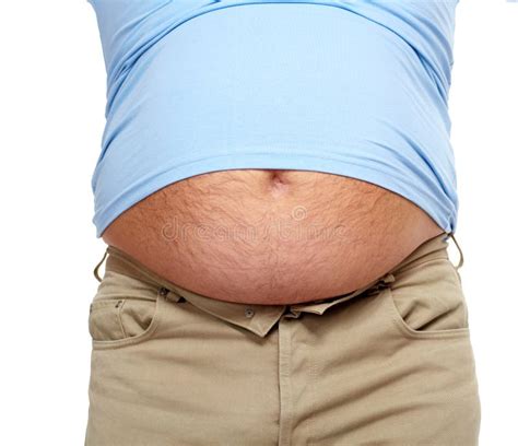 Fat Man With A Big Belly Royalty Free Stock Images Image 35552979