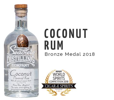 Award Winning Spirits Ocean City Seacrets Distillery Spiced Rum