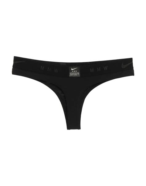 Nike Synthetic G String In Black Lyst