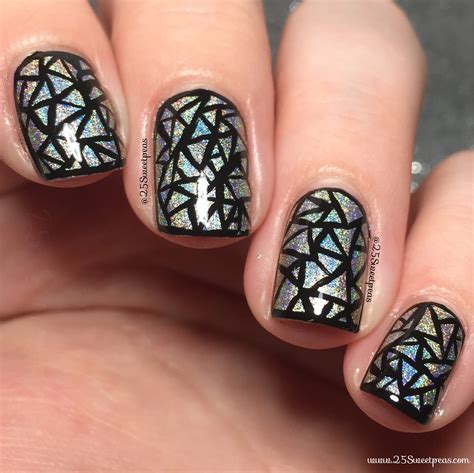 Holo Shattered Glass Nails — 25 Sweetpeas
