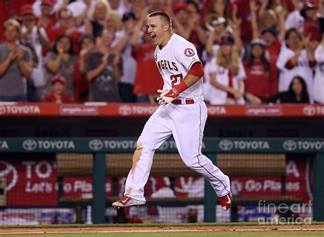 Mike Trout 5 By Stephen Dunn