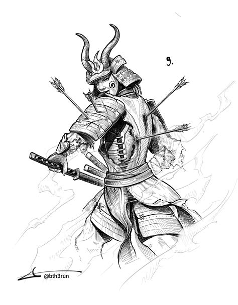 Update More Than 76 Samurai Sketch Super Hot Vn