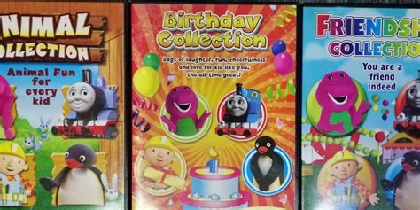 Barney Thomas And Friends Bob The Builder Pingu Dvd Collection For