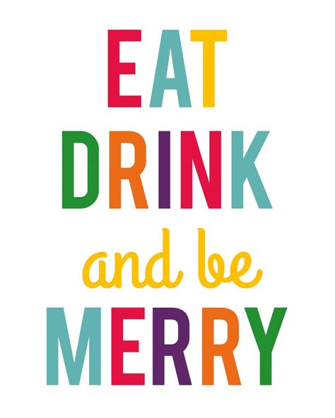 Eat Drink Merry Multicolor 8x10 819x1024