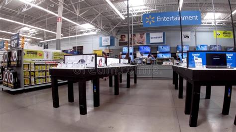 Walmart Supercenter Retail Store Interior Electronics Displays