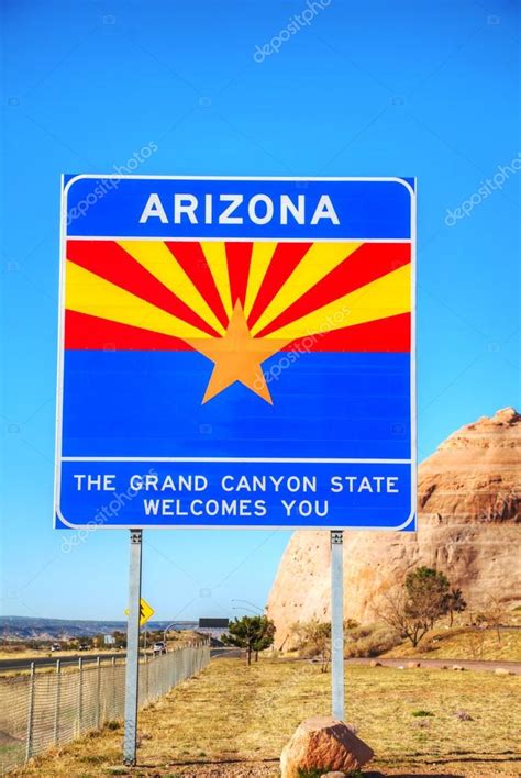 Arizona Welcome Sign Stock Photo By ©andreykr 69743715