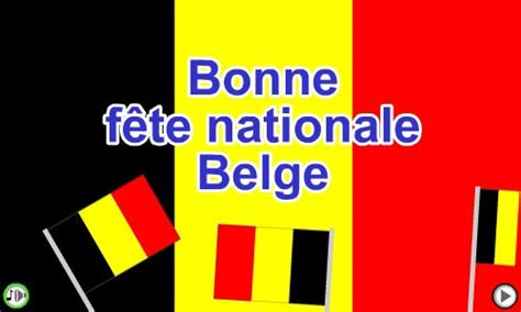 Quoi de mieux pour fêter les belges que de passer la journée avec celles et ceux qui nous font chanter toute l'année ? Carte Bonne fête nationale belge - CyberCartes.com