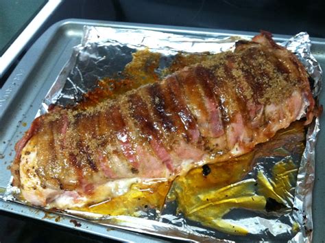 Seriously, how easy is this pork tenderloin recipe? Always Aubrey: Bacon-Wrapped Pork Tenderloin @SavannahCooks