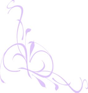 Lavender Floral Swirl Clip Art At Clker Com Vector Clip Art Online