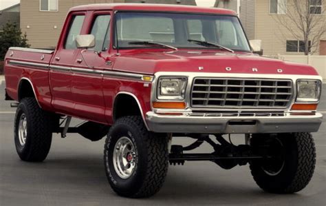 Rare 1978 Ford F250 Custom Crew Cab 4x4 Automatic Must See