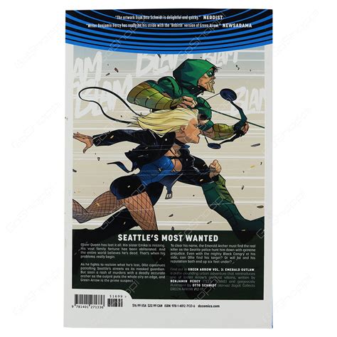 Green Arrow Volume 3 Emerald Outlaw By Benjamin Percy Buy Online