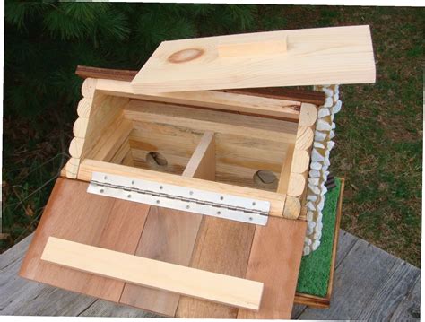 Log Cabin Bird Feeder Plans Free Wood Bird Feeder Wood Bird Bird