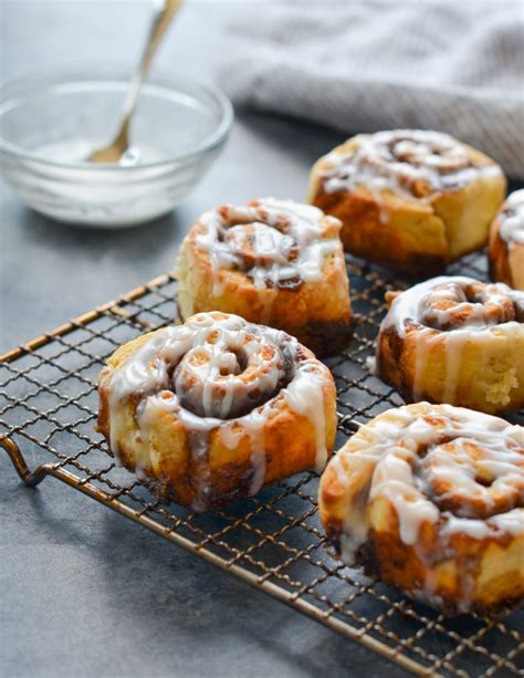 Quick Cinnamon Buns With Buttermilk Glaze Once Upon A Chef Recipe