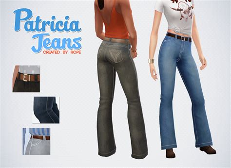 Maxis Match Cc — Simsontherope Patricia Jeans For The