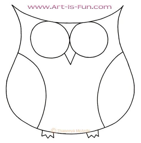 Both owl guided drawing instructions are really simple, with the first one you will be drawing a more cartoon like owl, while the second one will guide you to drawing a more realistic looking owl (but still an insanely easy one). Pin on Crafts