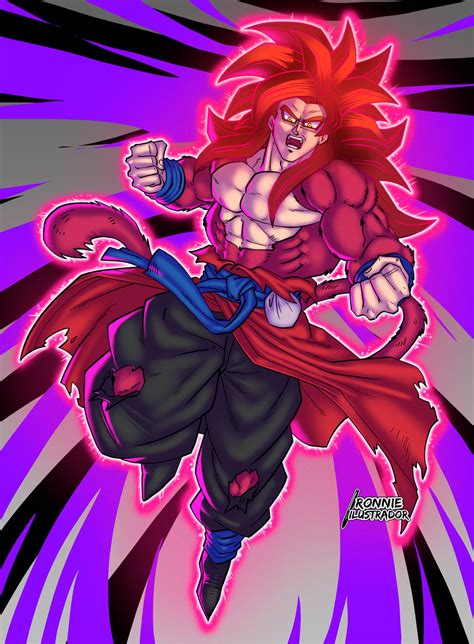Son Goku Super Saiyan 4 Limit Breaker By Ronniesolano On Deviantart